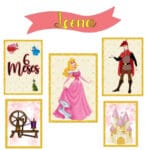 Painel 3D Bela Adormecida Personalizado!