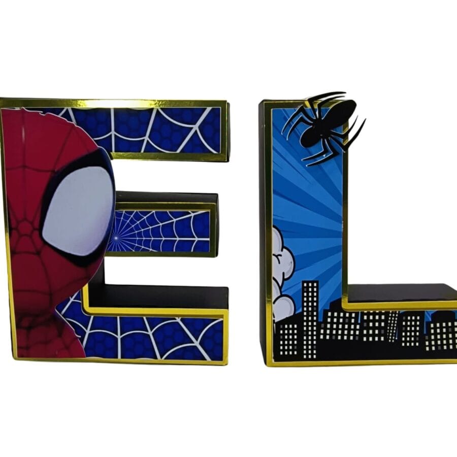 Letras 3D Homem-Aranha Aranhaverso - Image 3
