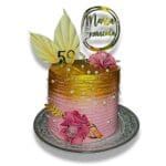 Topo de Bolo Personalizado Feminino Adulto