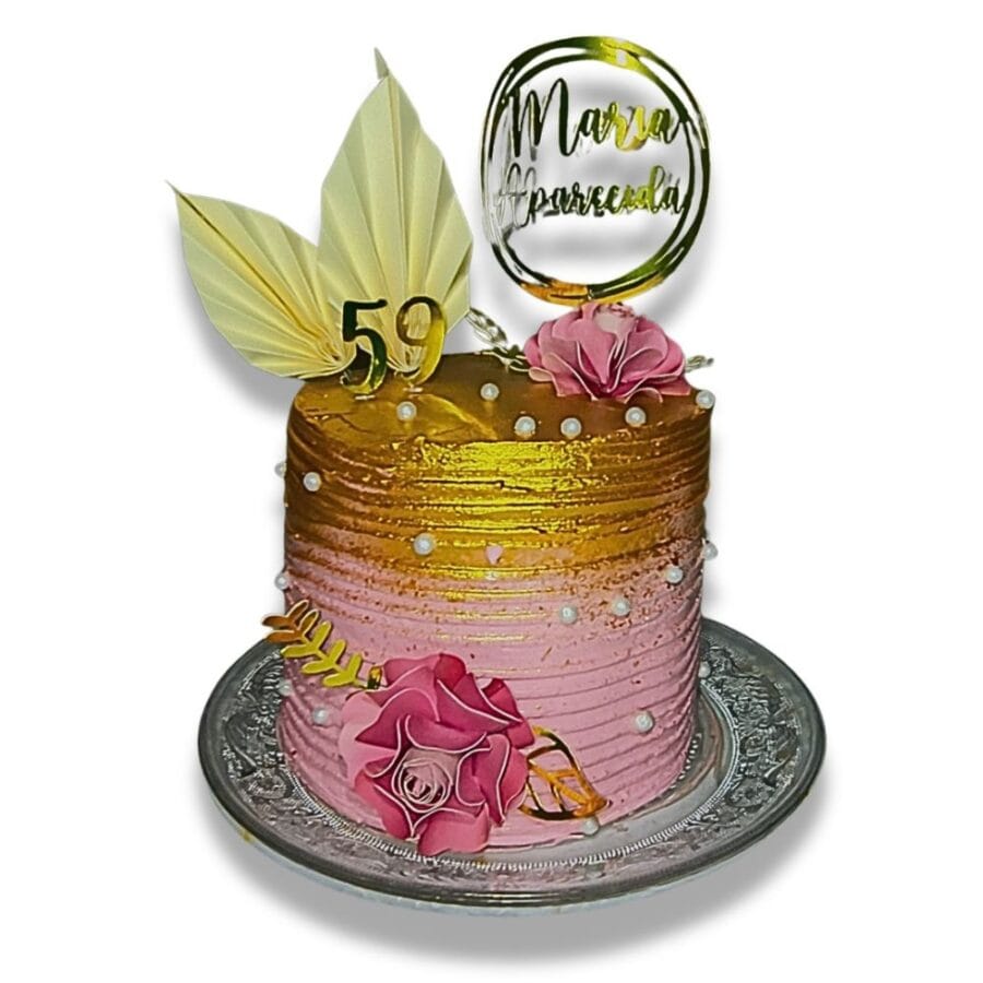 Topo de Bolo Personalizado Feminino Adulto