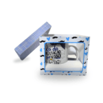 Caneca e Caixa Rei da Meditação no Vaso - Presente Criativo para Dia dos Pais
