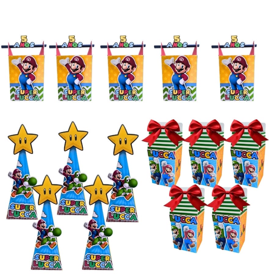 Kit Festa Super Mario Personalizado