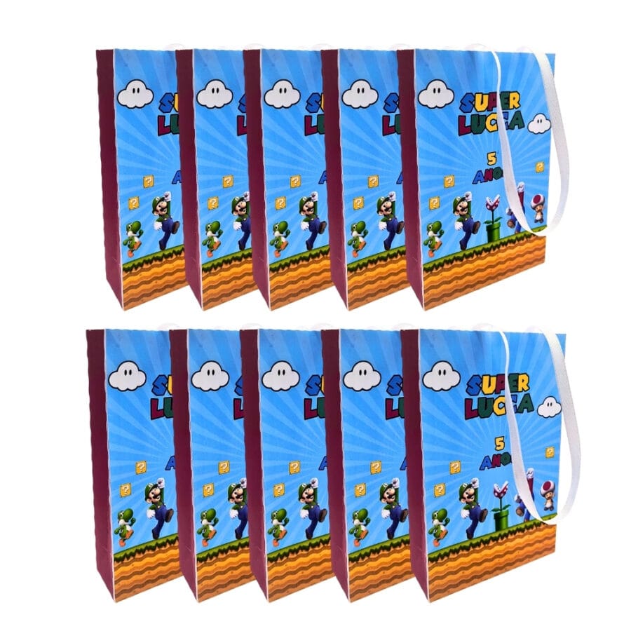 Sacolinha Personalizada Fazemos Qualquer tema 10 Pçs
