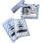 Kit Presente Dia dos Pais: Álbum de Fotos e Caneca Personalizada