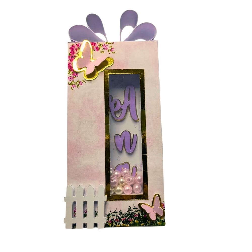 Caixa Milk Vitrine Borboletas Personalizada - Imagem 2