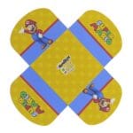 Forminha Super Mario Caixa para Doces Lembrancinha de Aniversário Infantil