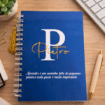 Caderno Agenda Personalizada com Nome e Avatar – Exclusiva – Volta às Aulas