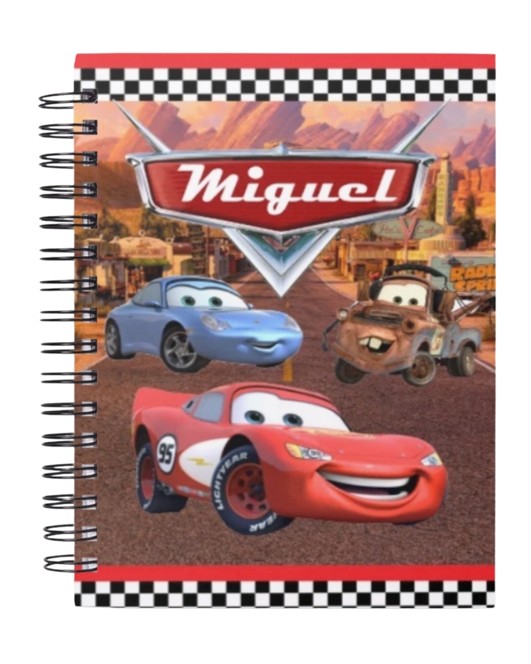 Agenda Personalizada Carros com Nome – Volta às Aulas