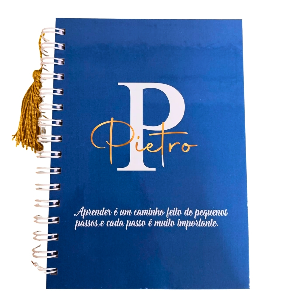 Caderno Agenda Personalizada com Nome e Avatar – Exclusiva – Volta às Aulas