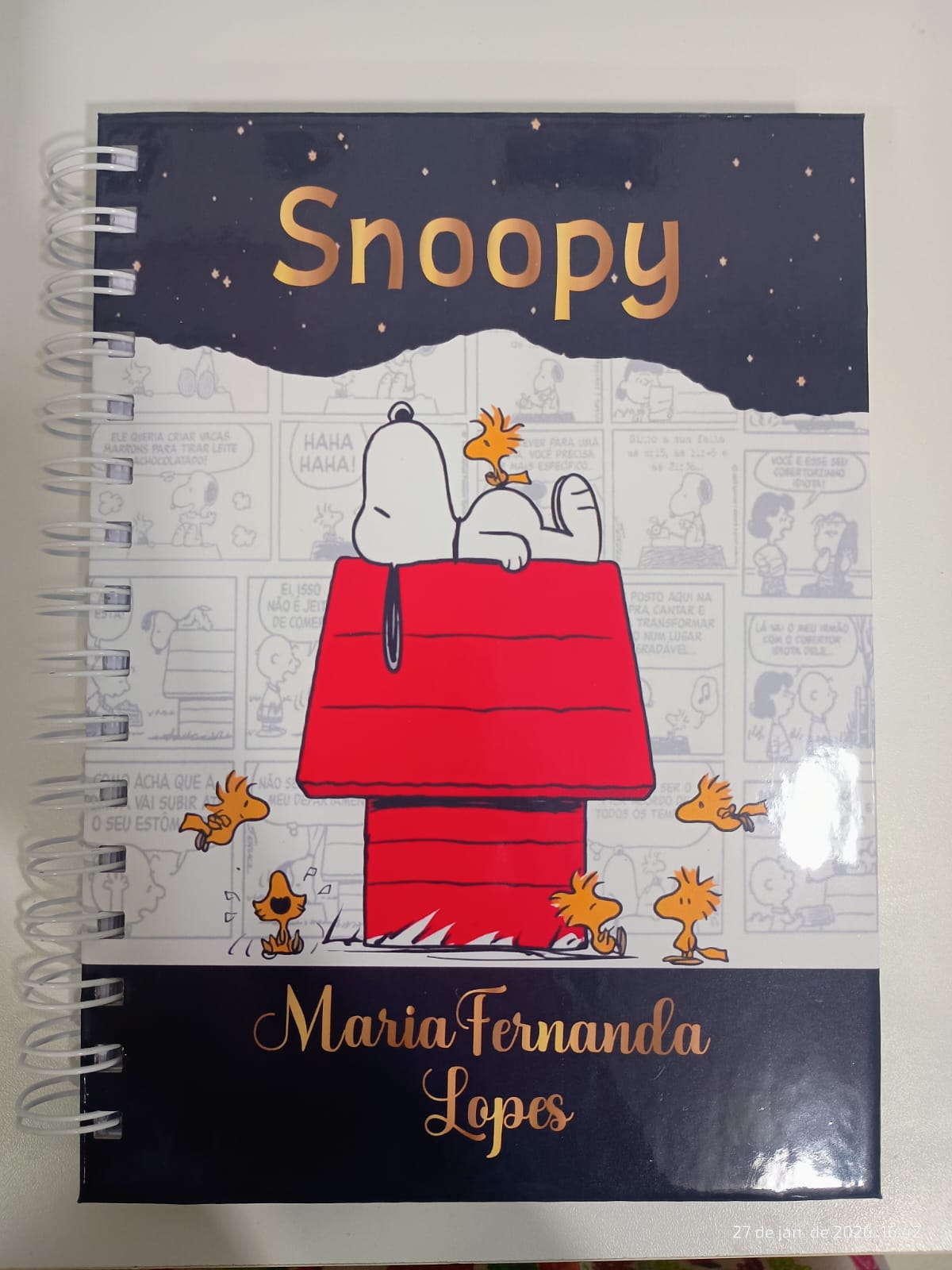Agenda Personalizada Snoopy - Imagem 2