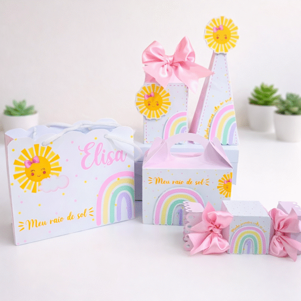 Kit Festa Personalizado Volta ao sol – Pegue e Monte