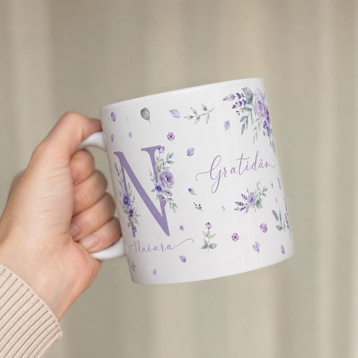 Xícara Mágica Personalizada com Foto e Frase | Caneca que Revela com Calor Presente Criativo