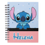 Agenda 2026/2027 Stitch Personalizada com Nome Capa Dura Espiral